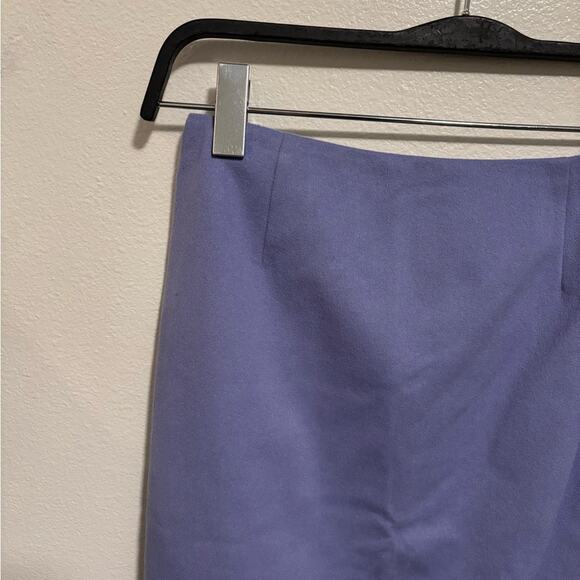 Ann Taylor Loft Periwinkle Purple Virgin Wool Blend Size 4 - Picture 3 of 8